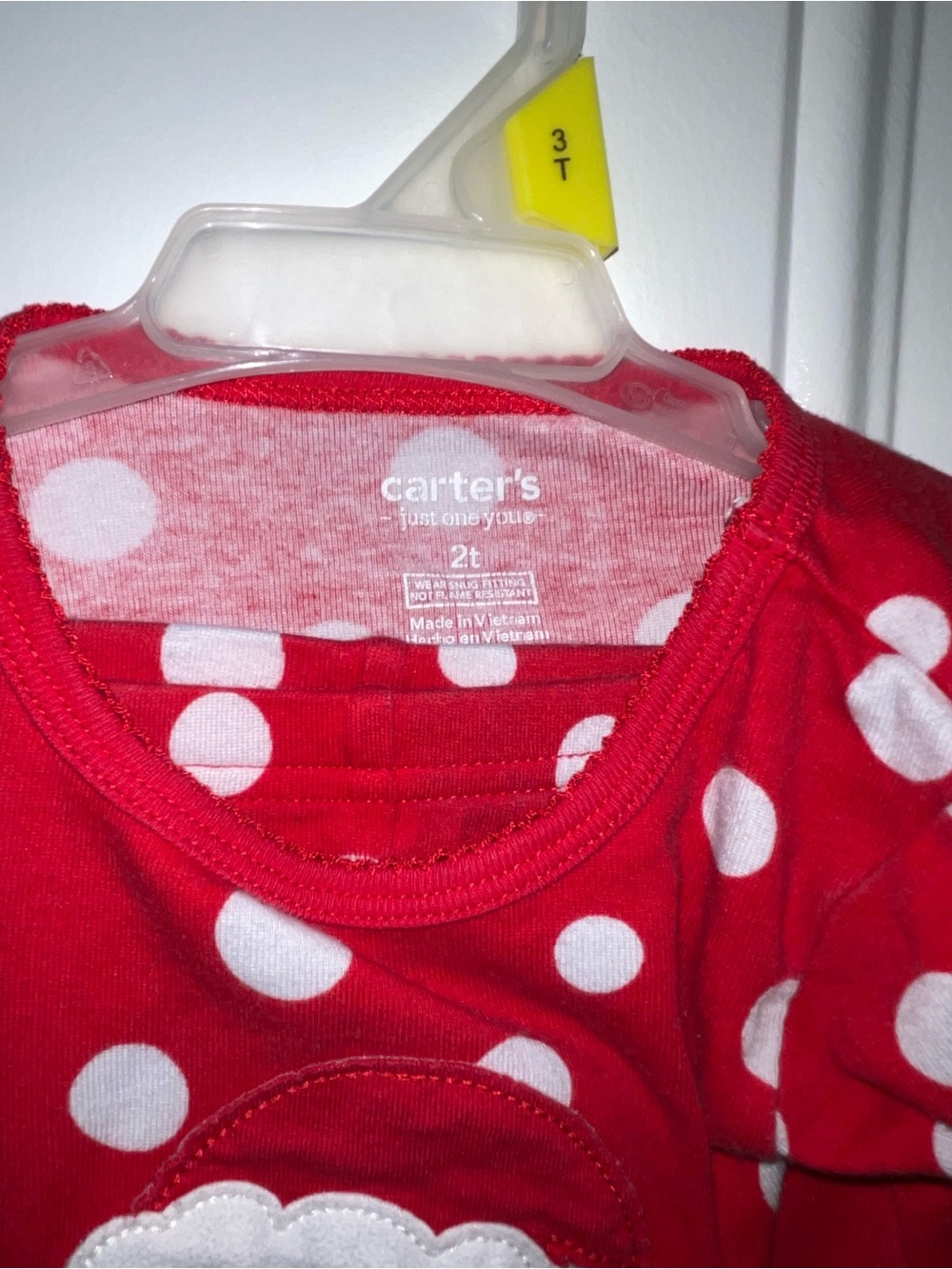 Carter's Pink Holiday Santa & Reindeer Pajama Set - Picture 4 of 4